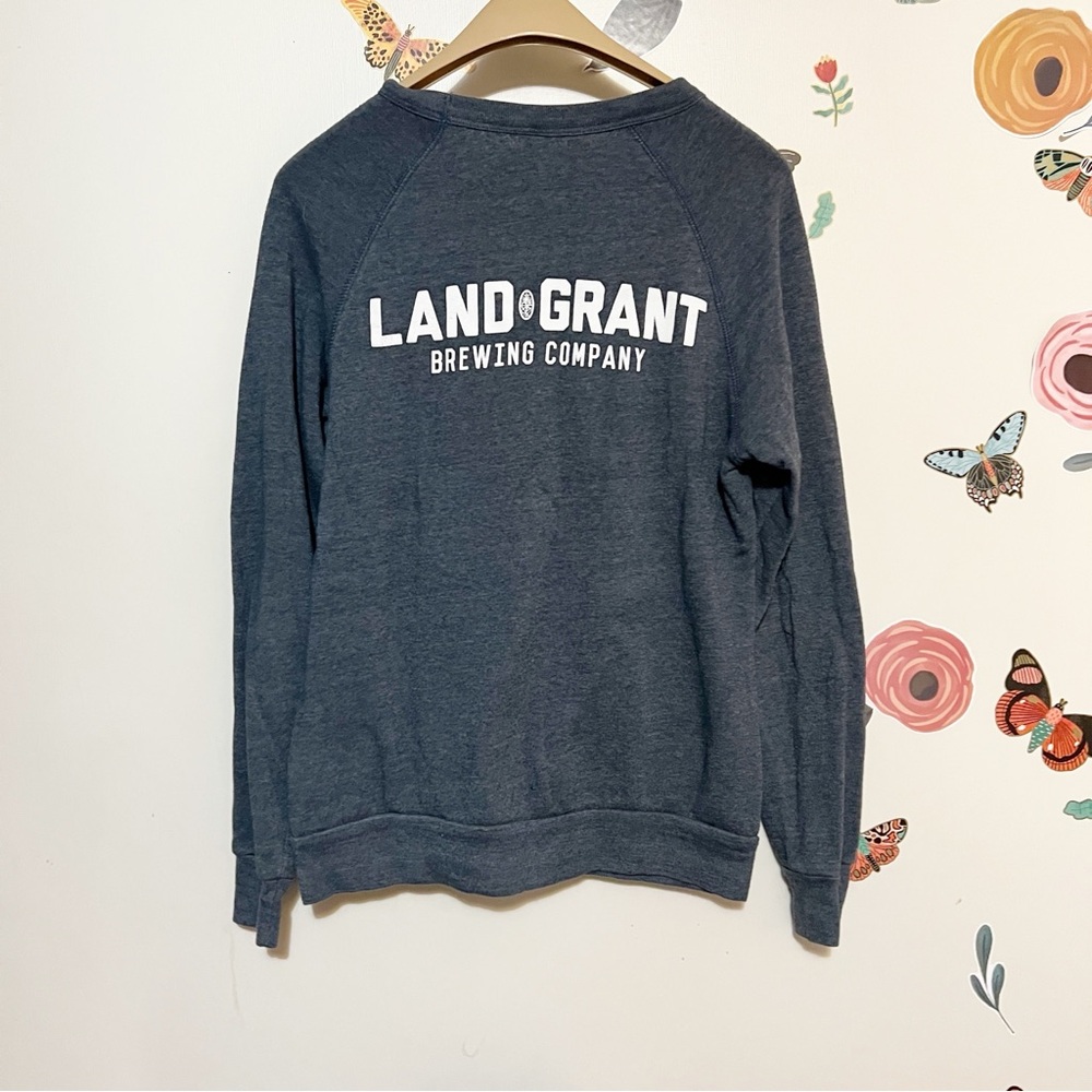 Alternative Land Grant Brewery Gray Crewneck Sweatshirt M - Picture 4 of 7
